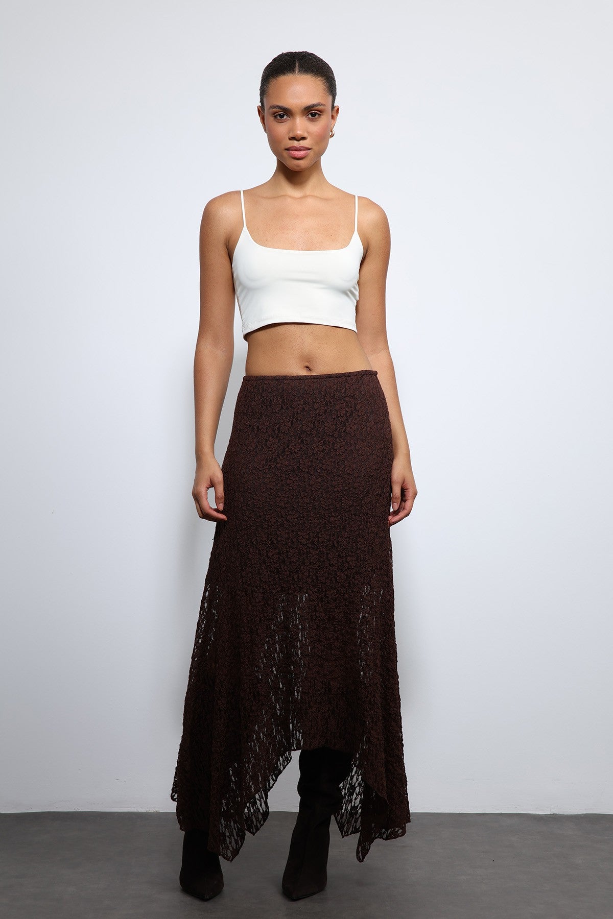 Antioch Lace Midi Skirt