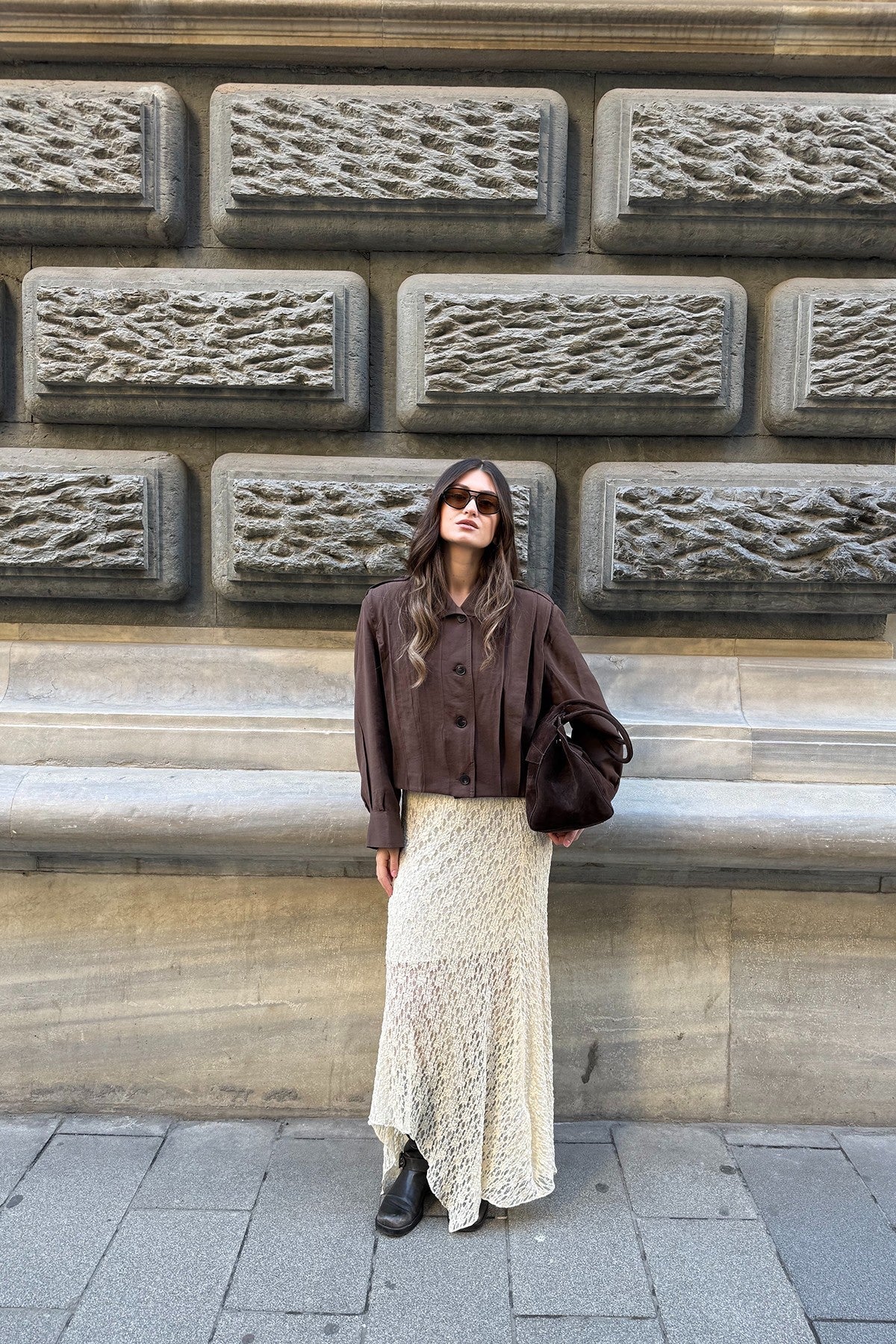 Antioch Lace Midi Skirt