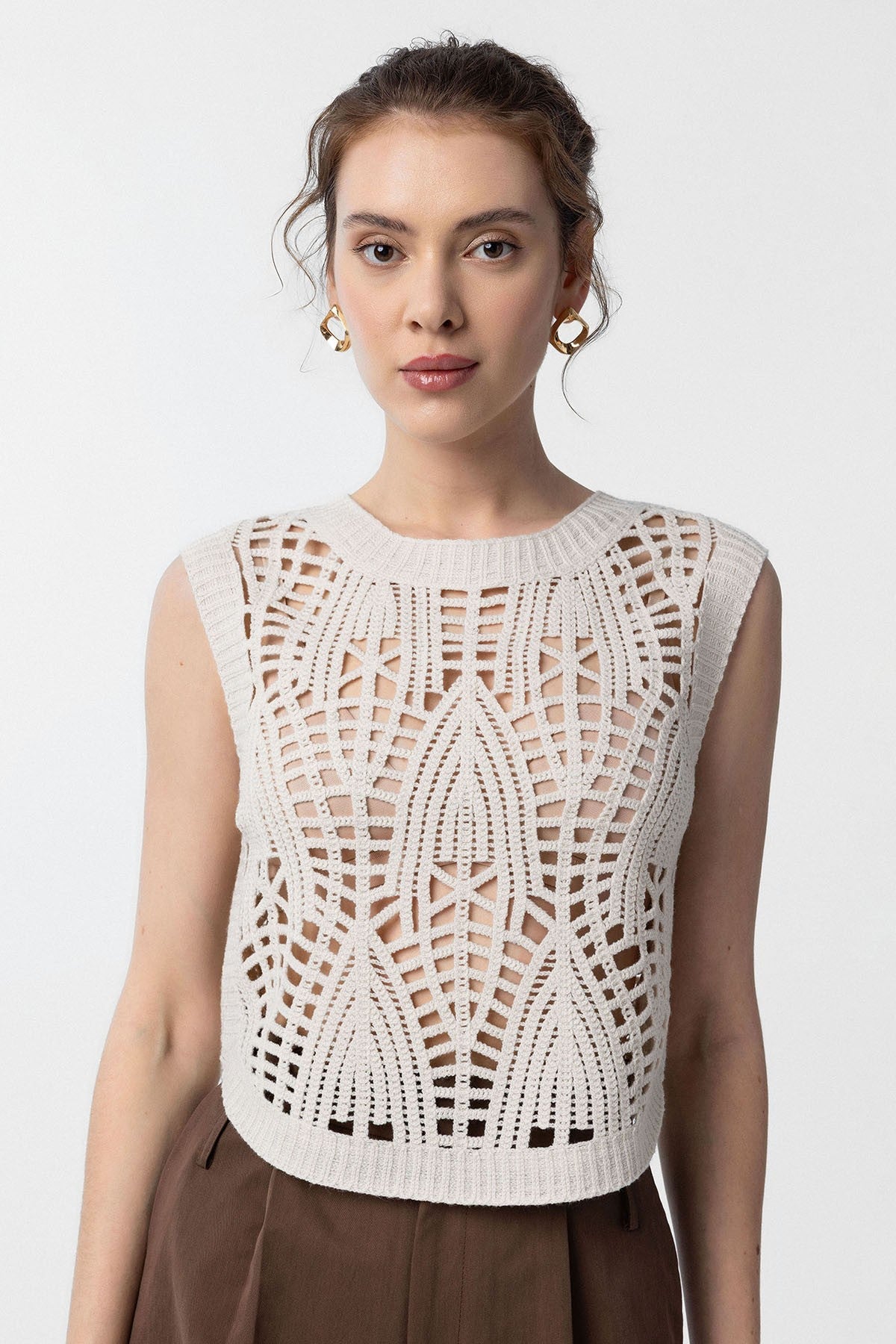 Antioch Knit-Detail Women's Vest