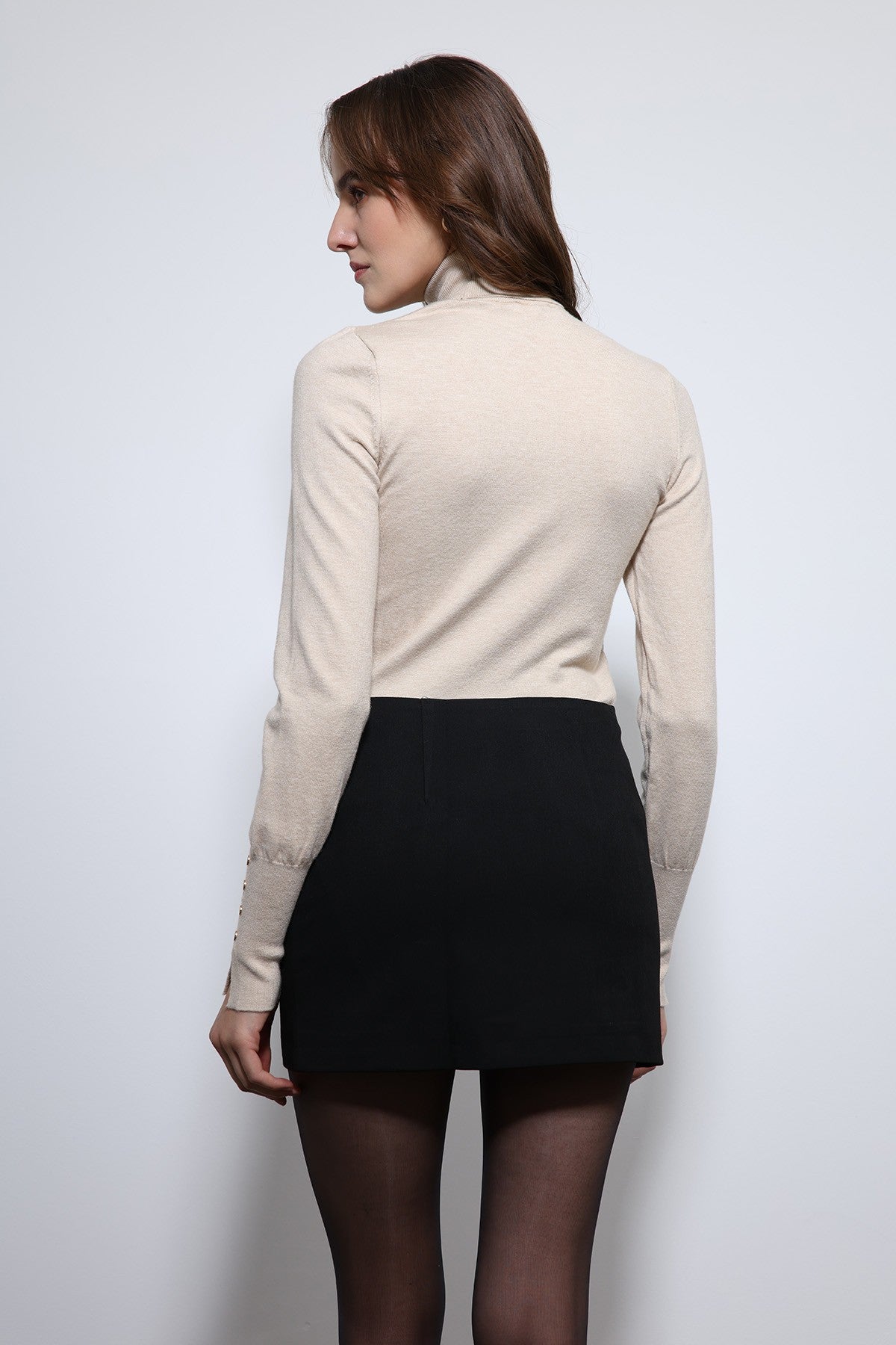 Antioch Stand-Up Collar Knit Sweater