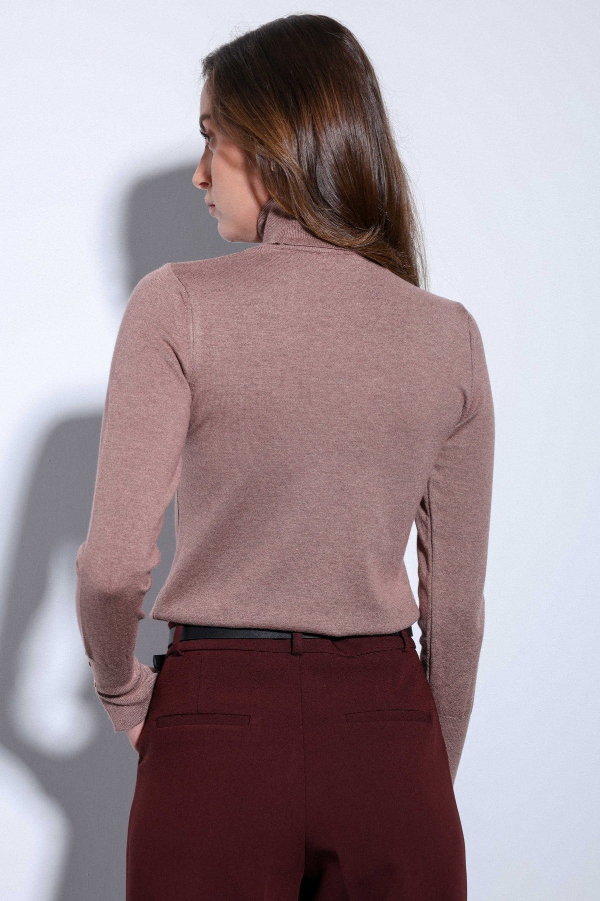 Antioch Stand-Up Collar Knit Sweater