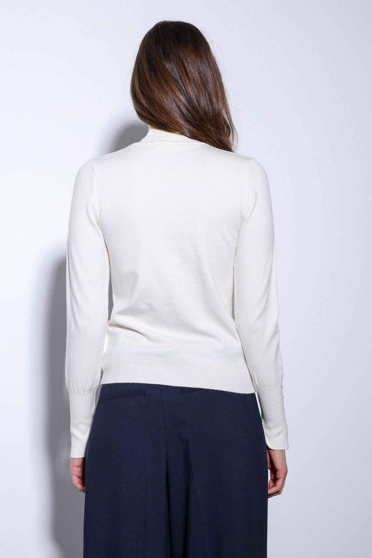 Antioch Stand-Up Collar Knit Sweater