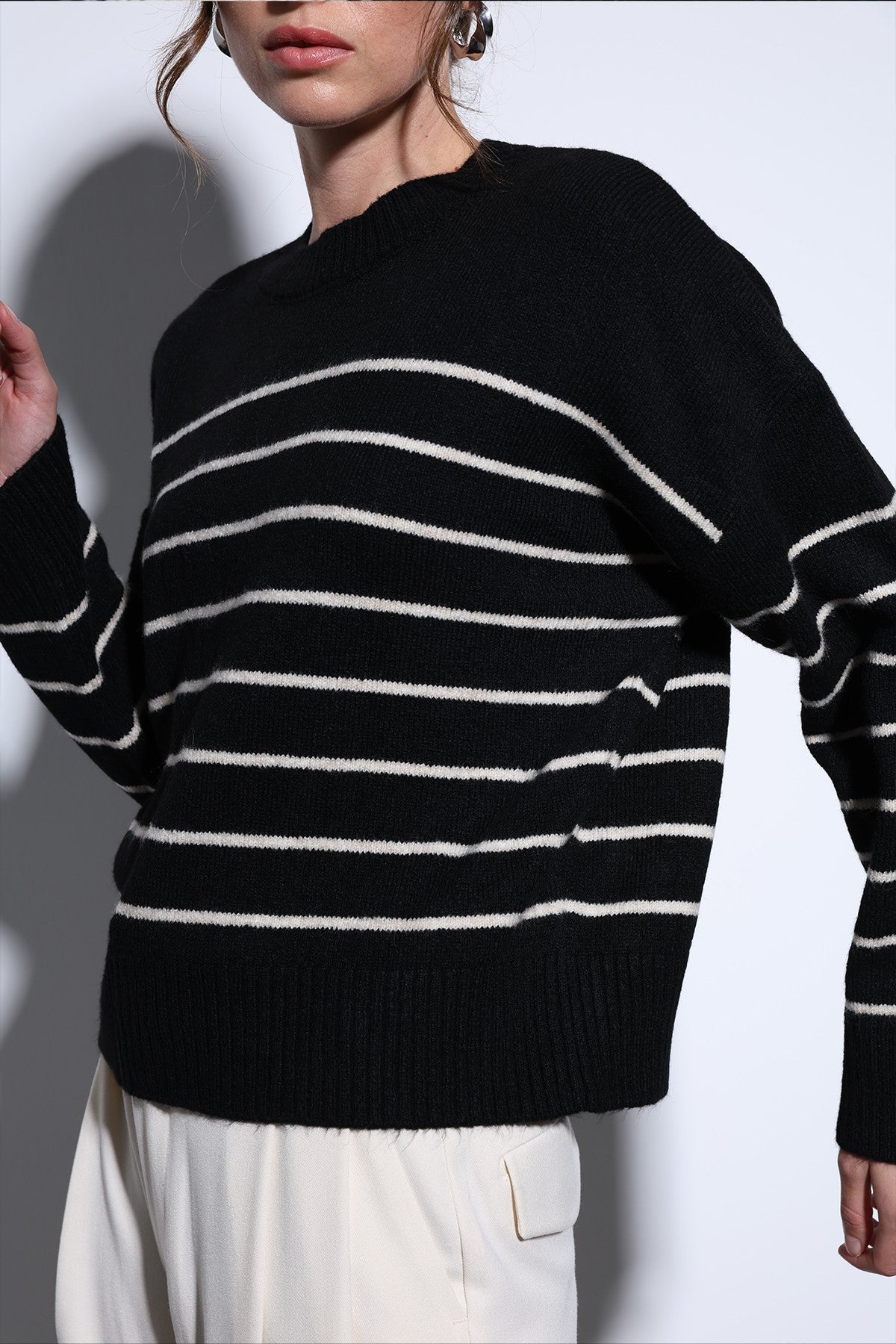 Antioch Striped Knit Sweater