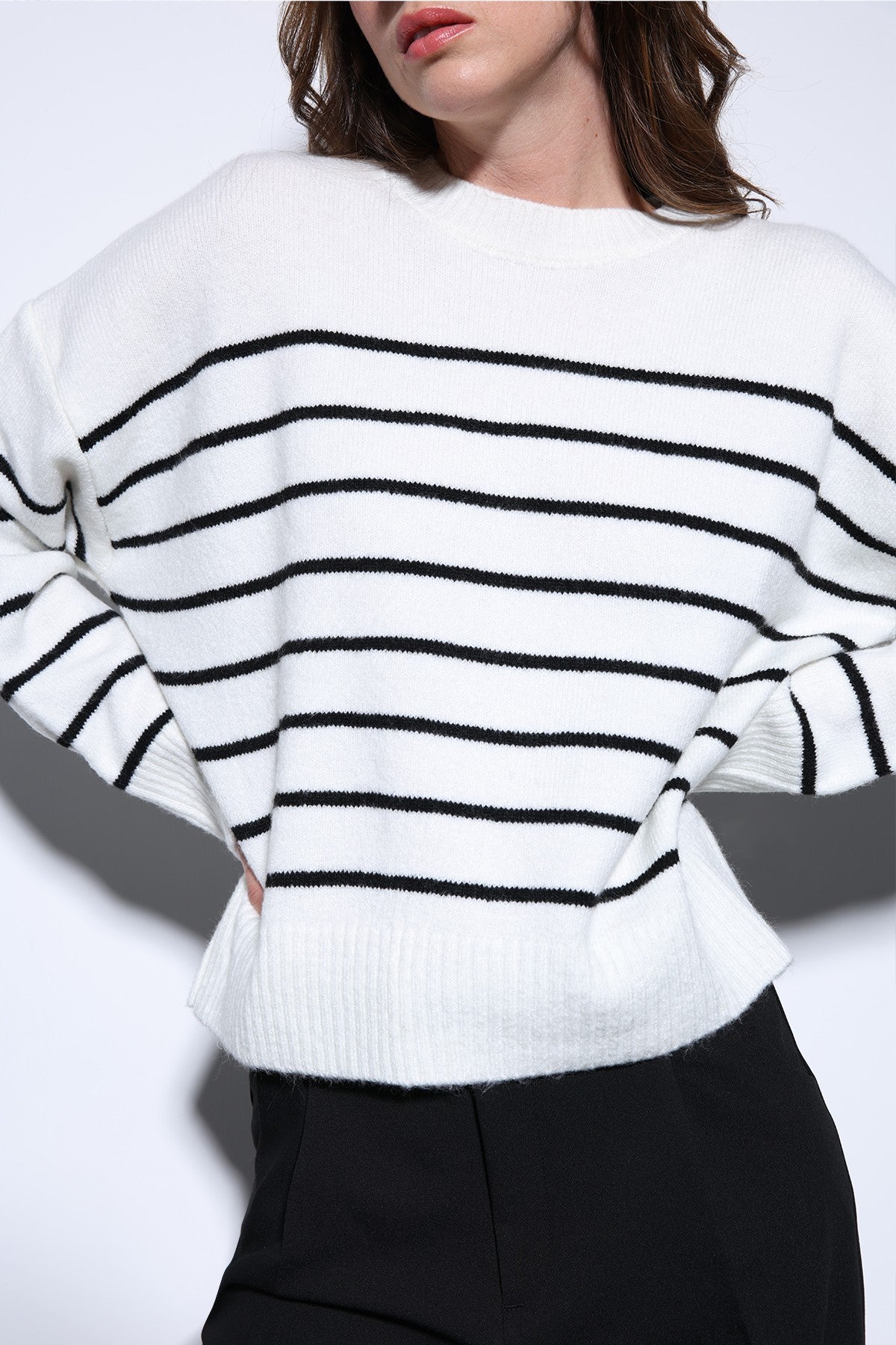 Antioch Striped Knit Sweater