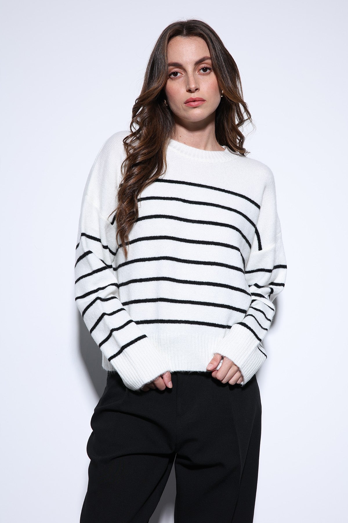 Antioch Striped Knit Sweater