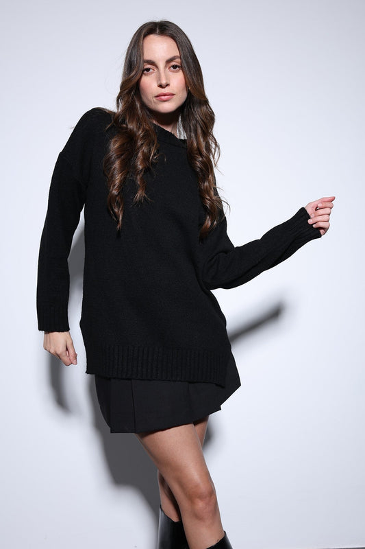 Antioch Women's Sweater with Slit Detail