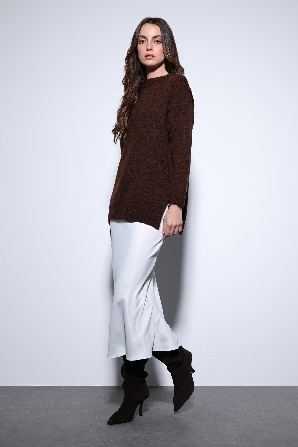 Antioch Women's Sweater with Slit Detail