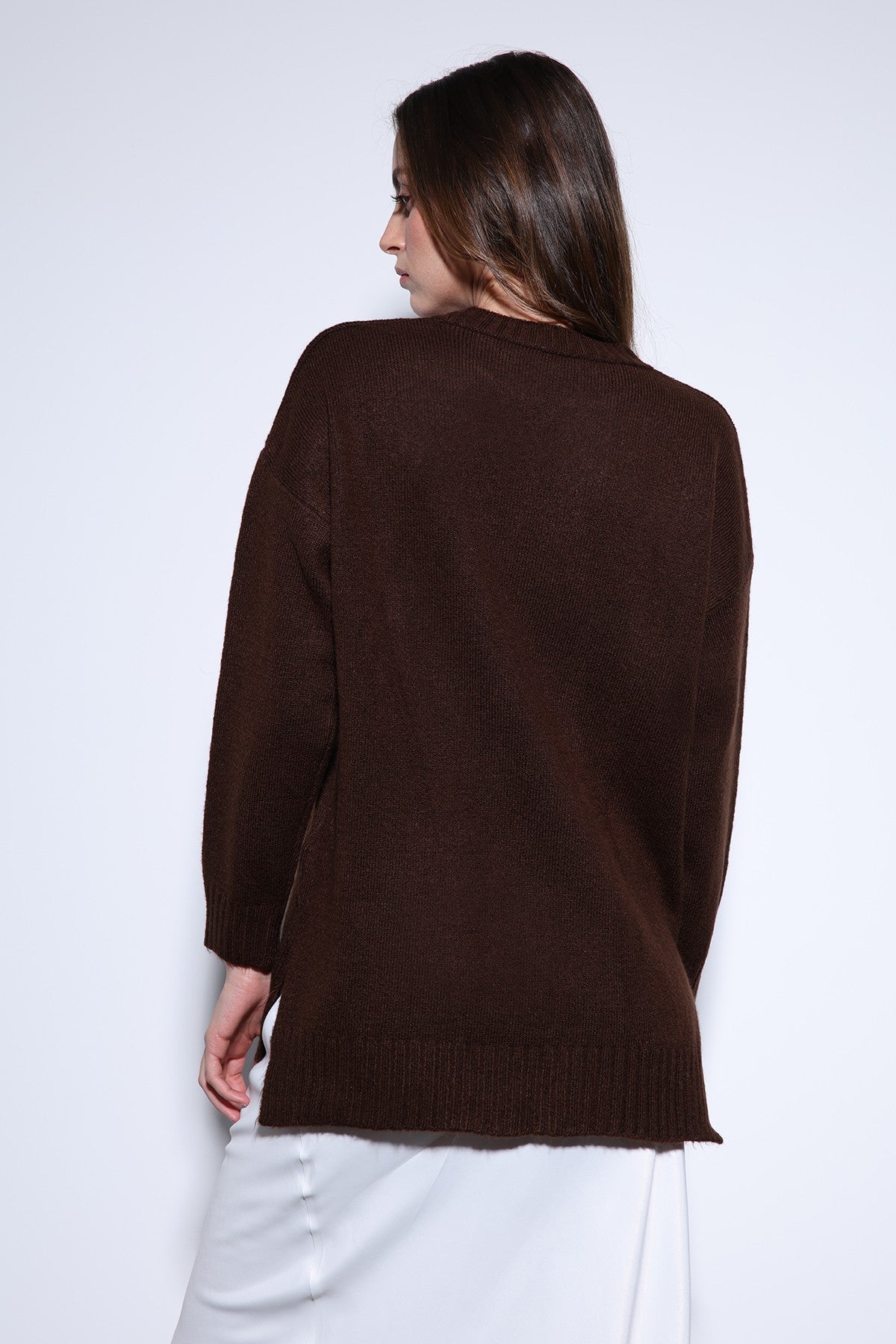 Antioch Women's Sweater with Slit Detail
