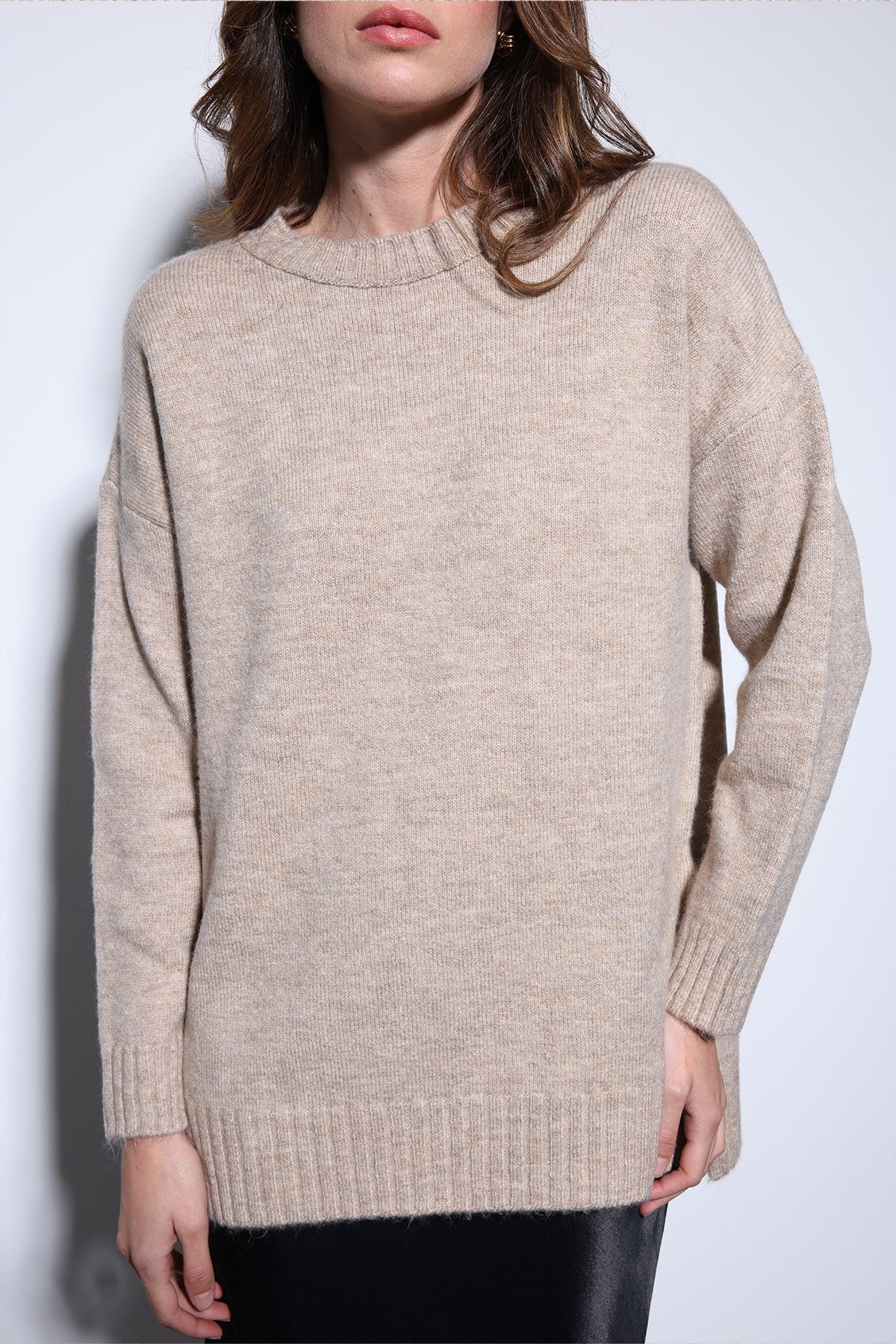 Antioch Women's Sweater with Slit Detail
