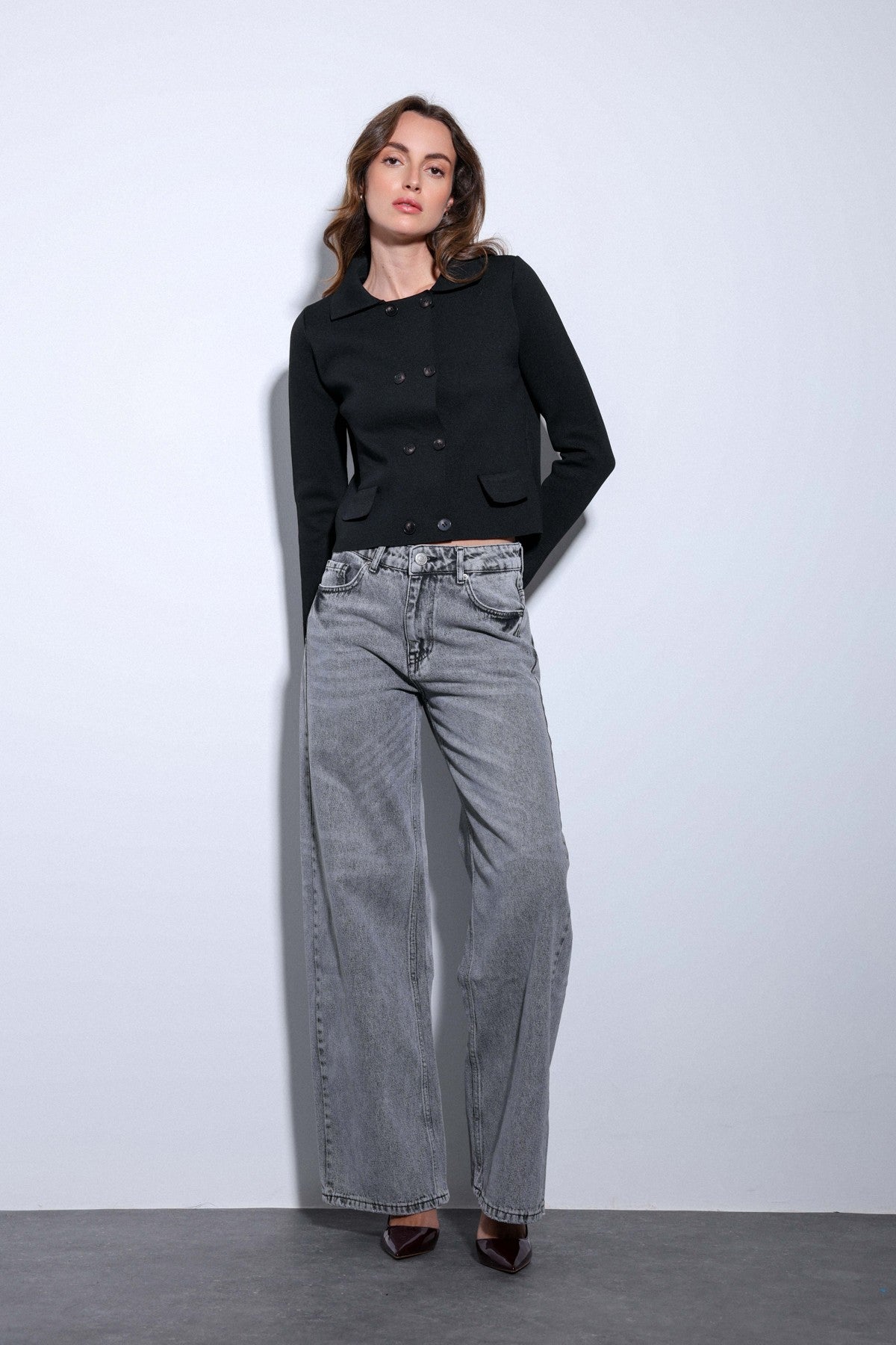 Antioch Cross-Over Women's Knit Cardigan