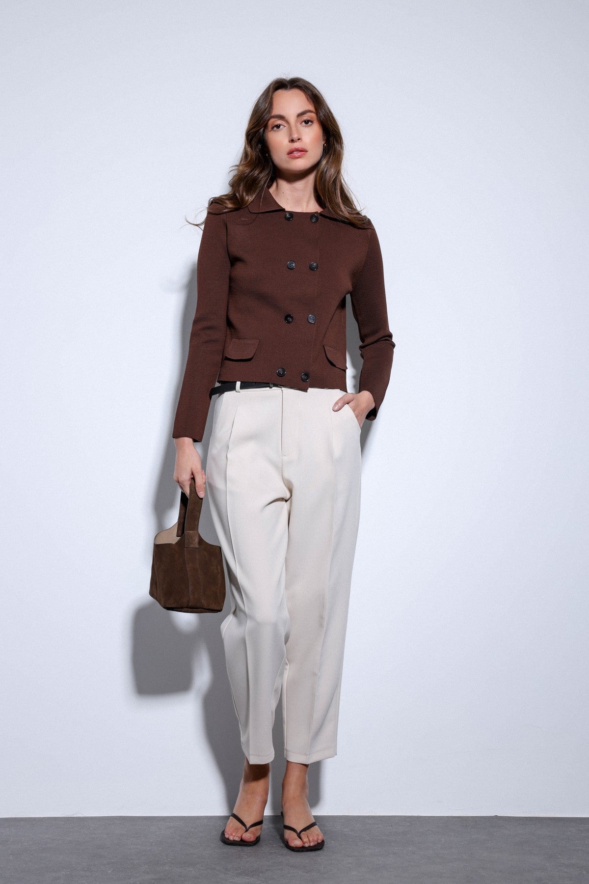 Antioch Cross-Over Women's Knit Cardigan