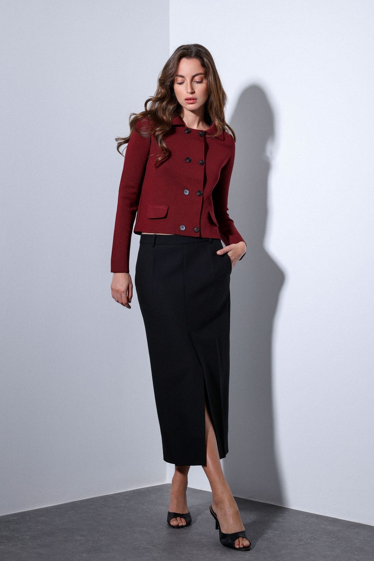 Antioch Cross-Over Women's Knit Cardigan