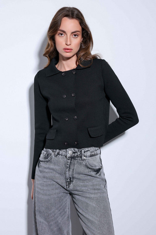 Antioch Cross-Over Women's Knit Cardigan