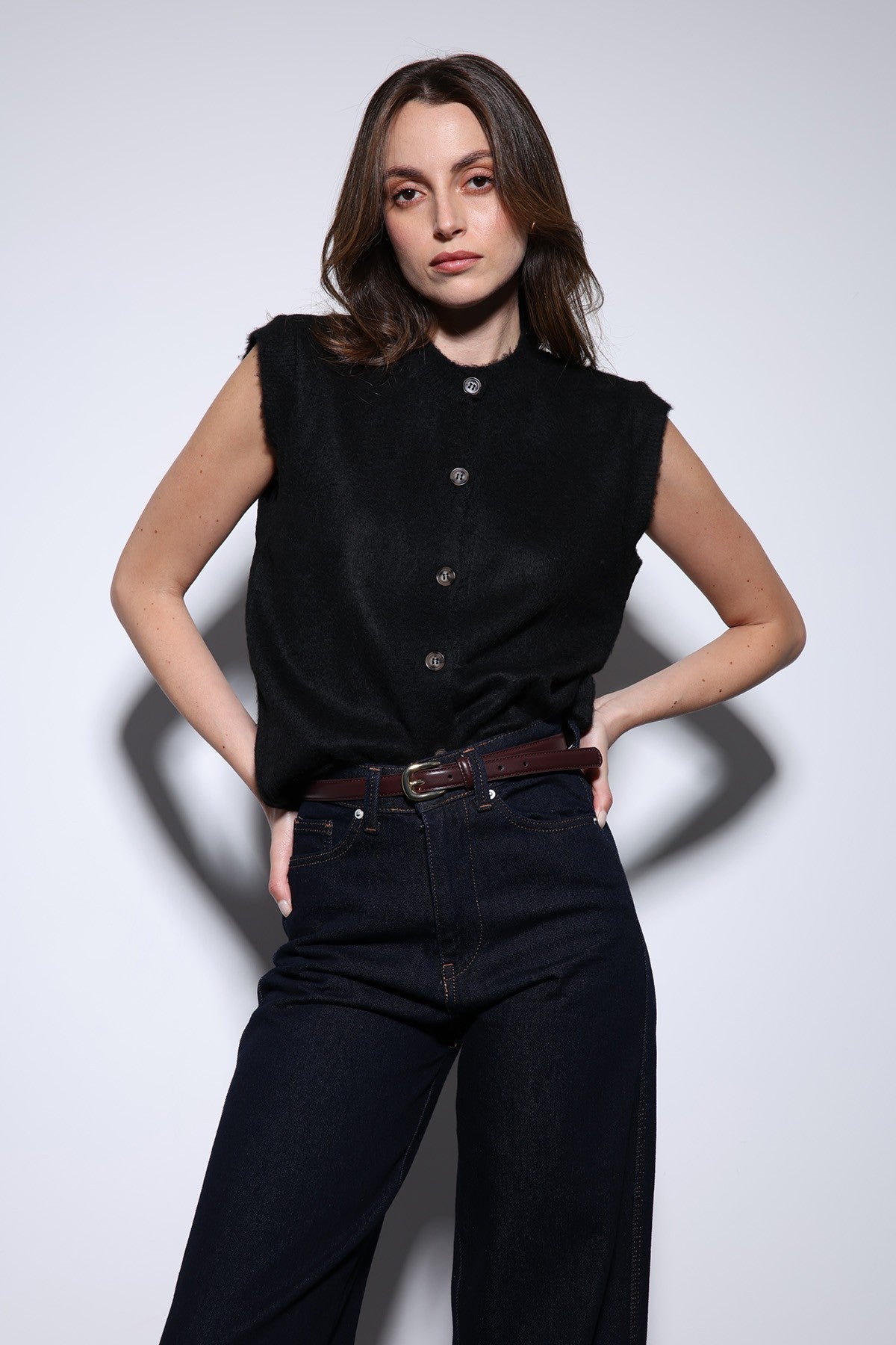 Antioch-Textured Women's Knit Vest
