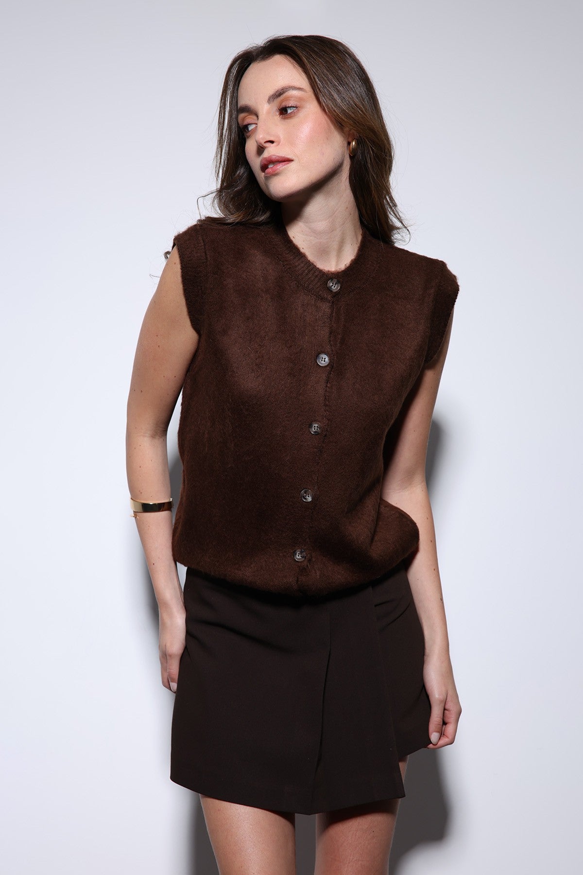 Antioch-Textured Women's Knit Vest