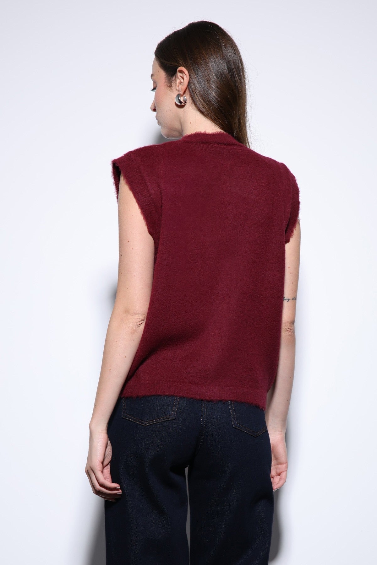 Antioch-Textured Women's Knit Vest