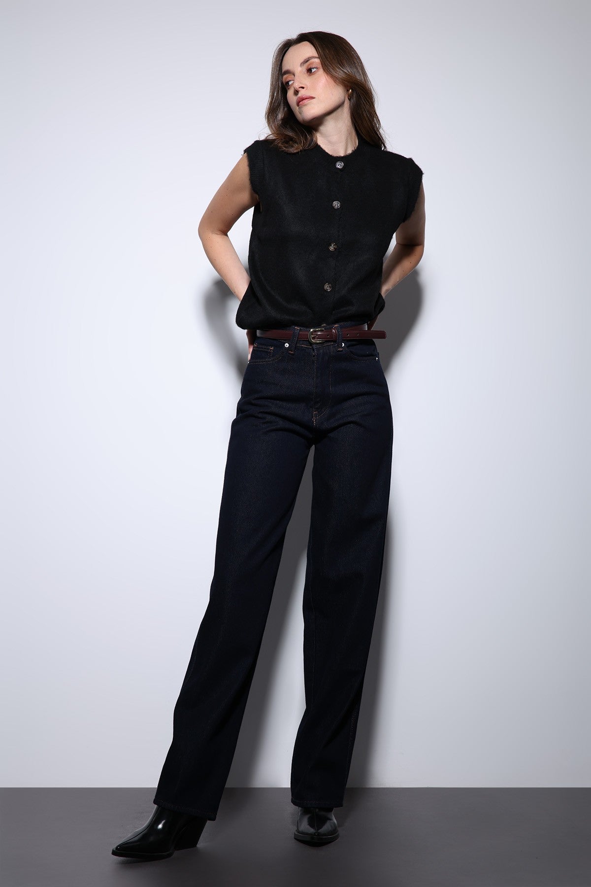 Antioch-Textured Women's Knit Vest