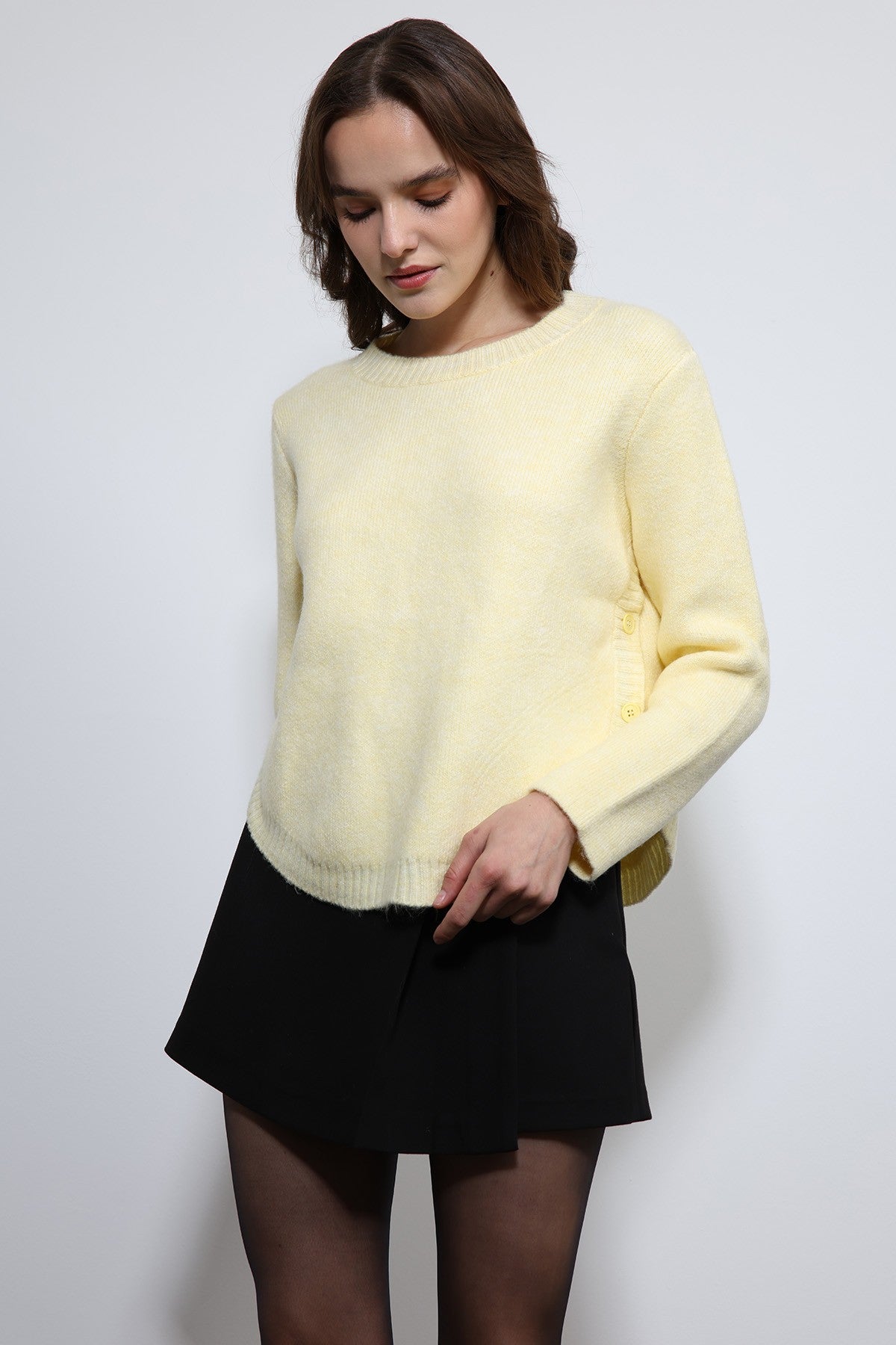 Antioch Knitted Sweater with Button Details