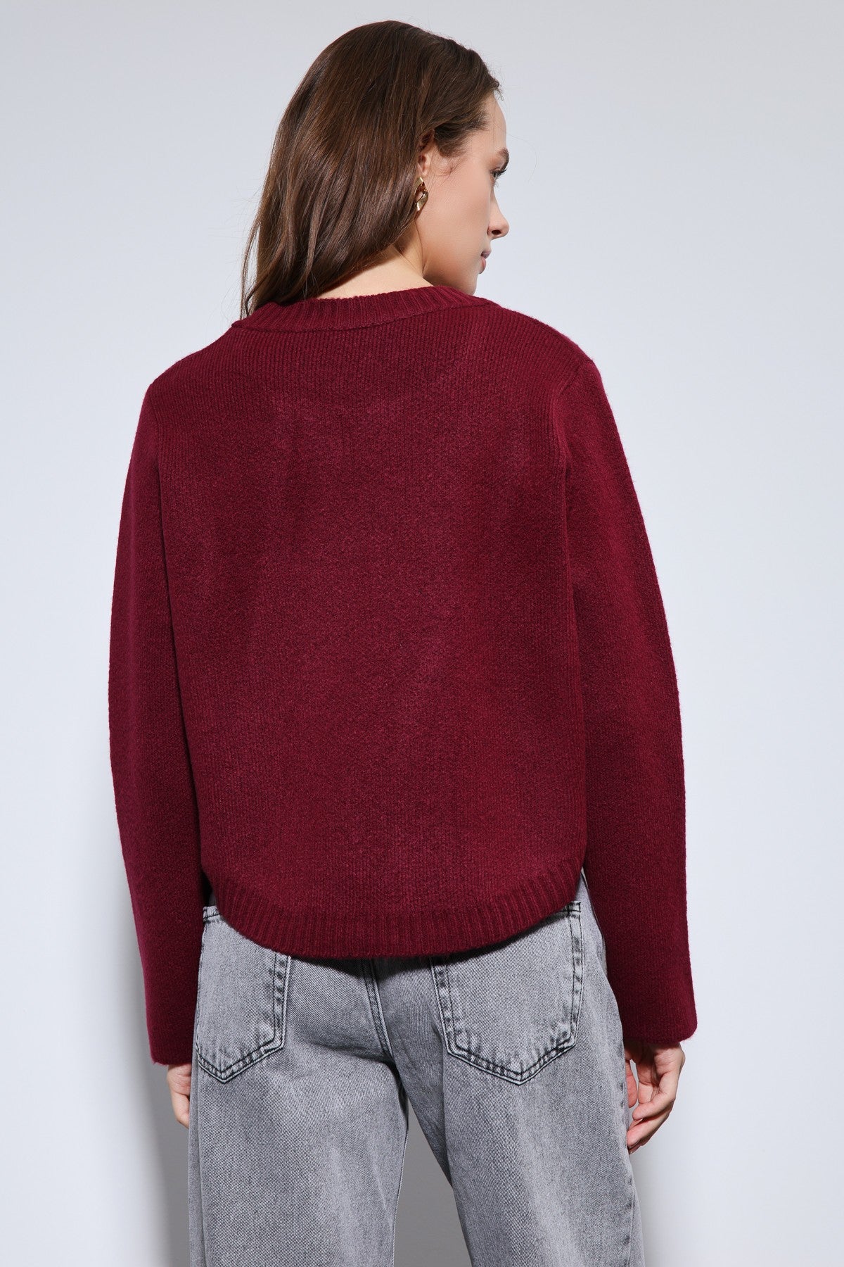 Antioch Knitted Sweater with Button Details
