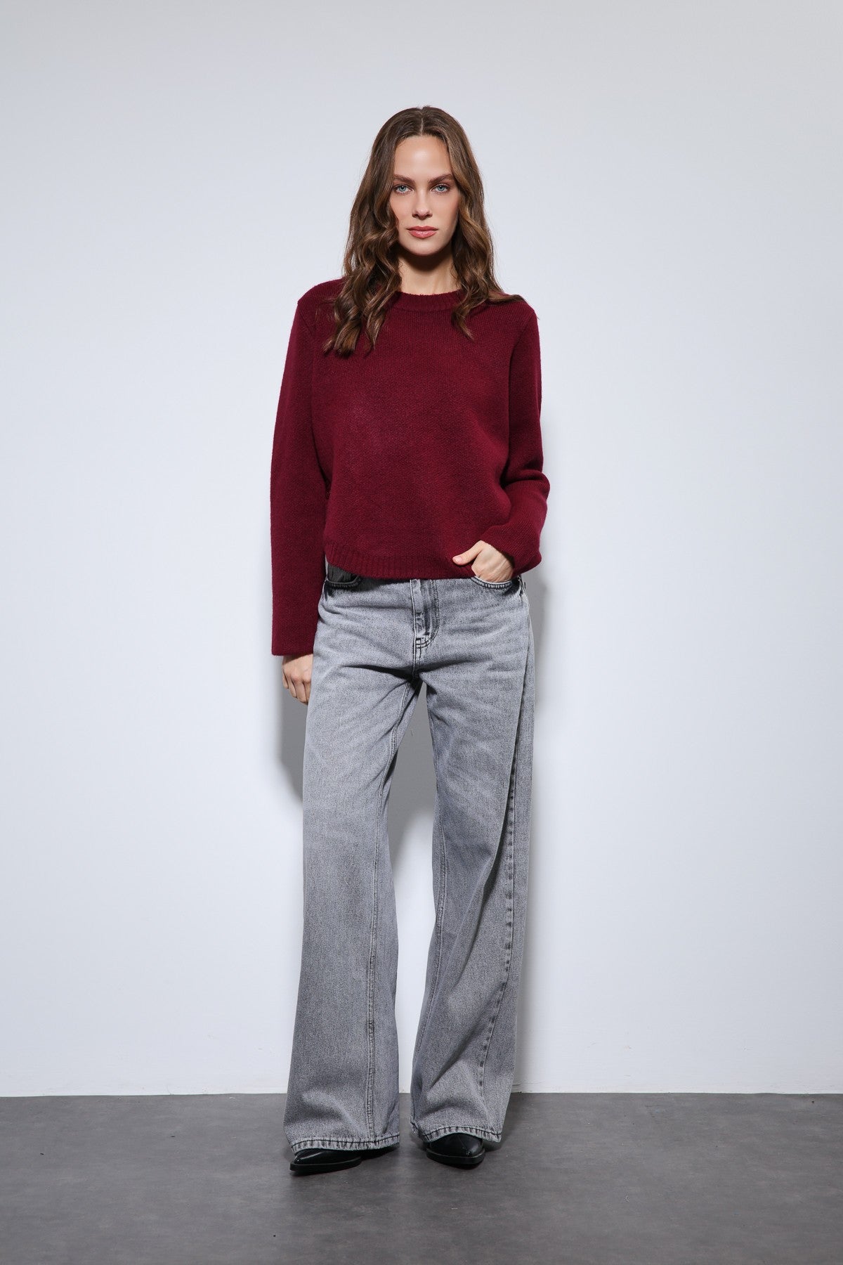 Antioch Knitted Sweater with Button Details