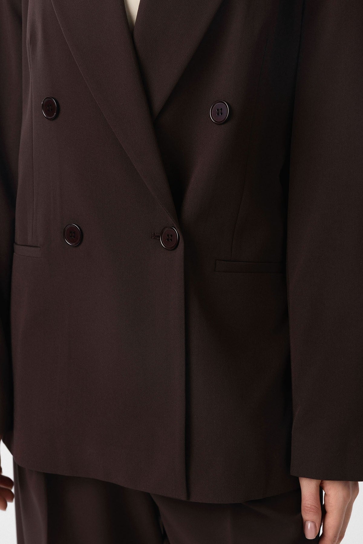 Antioch Regular-Fit Double-Breasted Women's Blazer Jacket