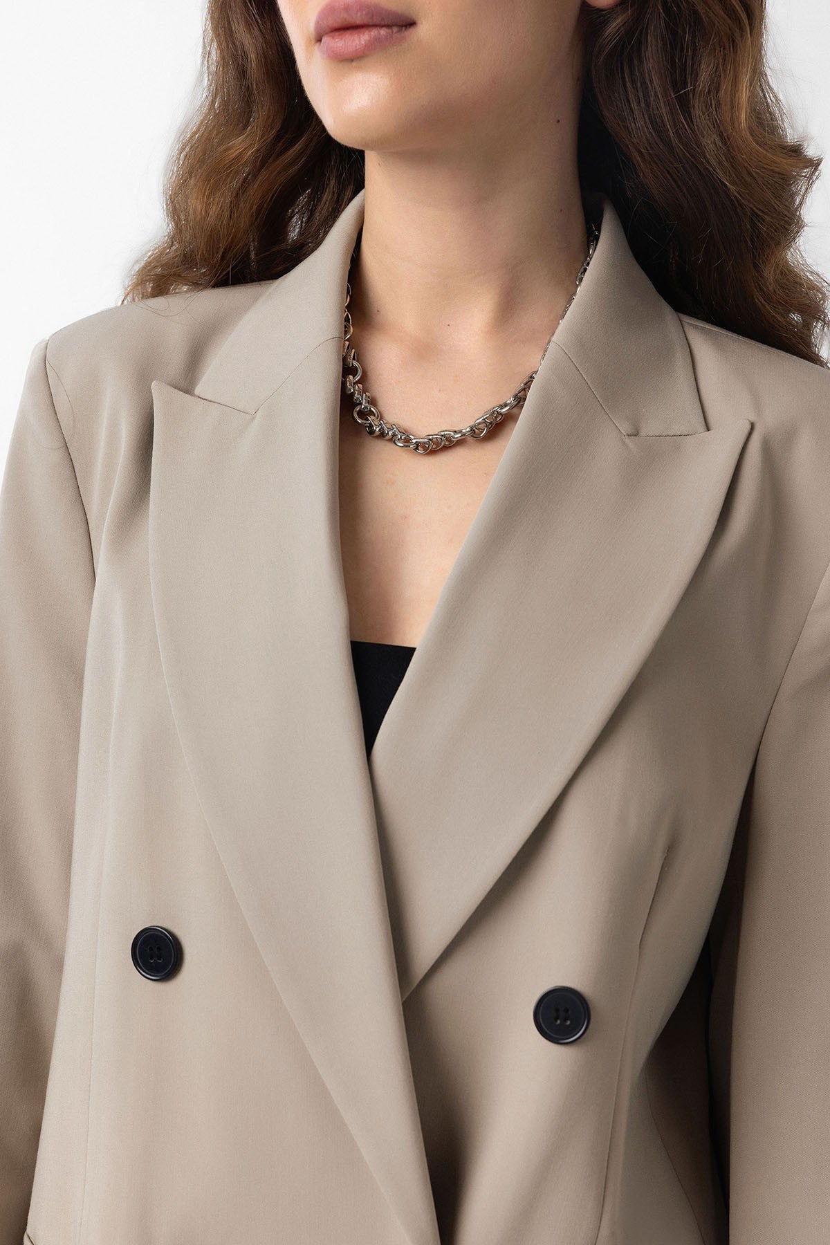 Antioch Regular-Fit Double-Breasted Women's Blazer Jacket