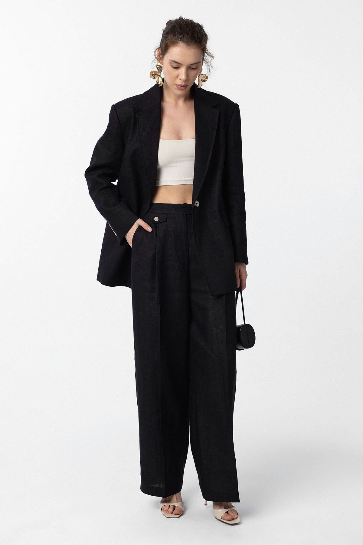 Antioch 100% Linen Women's Blazer Jacket