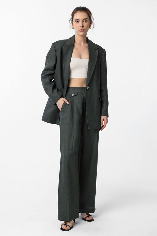 Antioch 100% Linen Women's Blazer Jacket