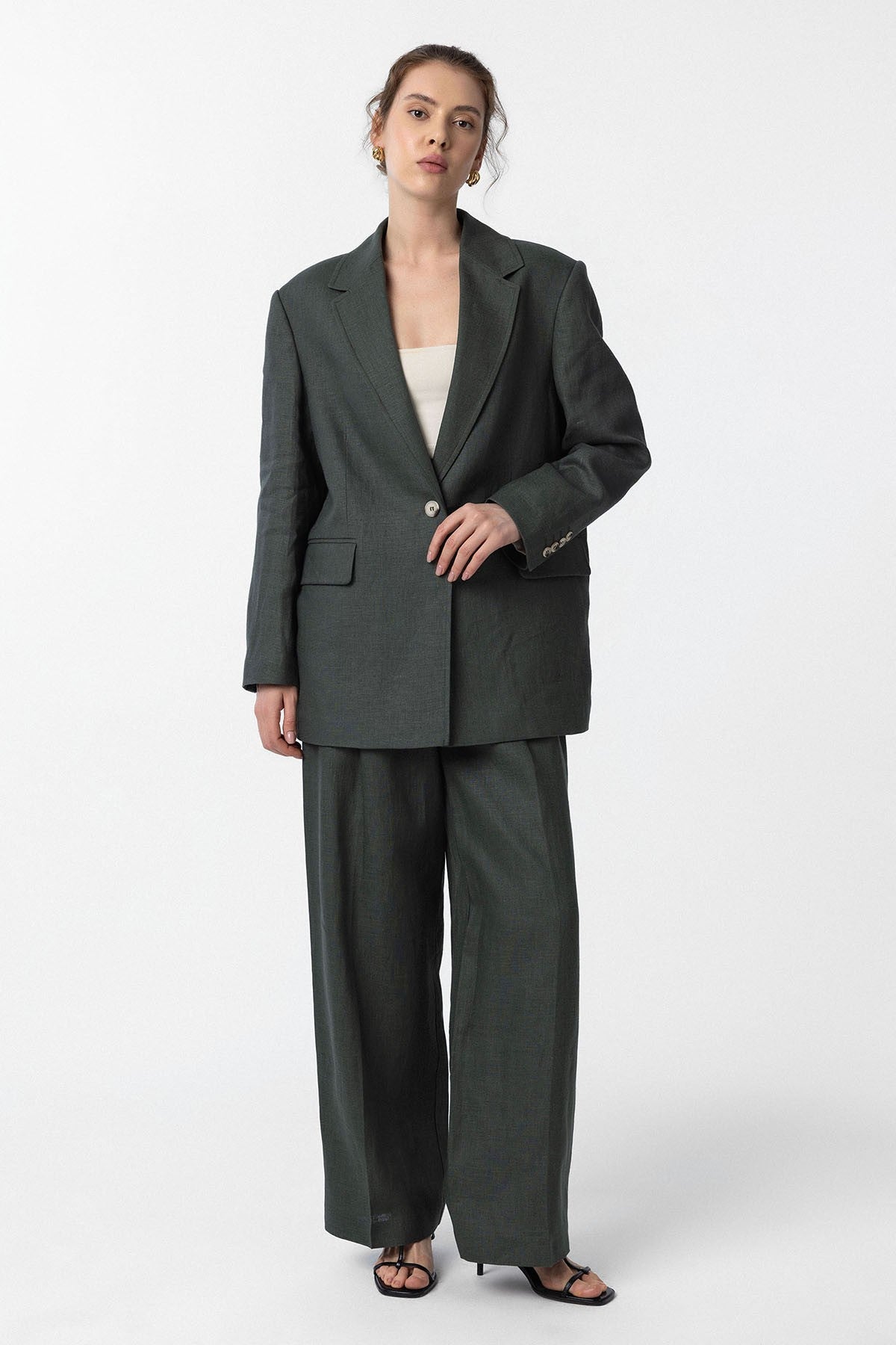 Antioch 100% Linen Women's Blazer Jacket