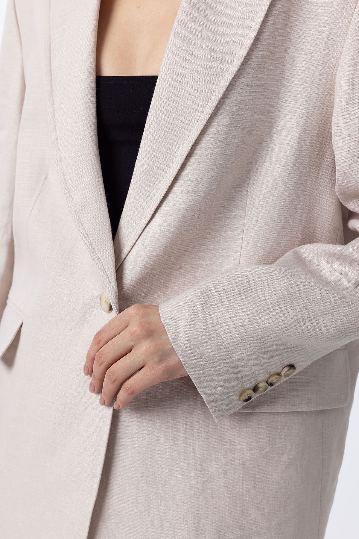 Antioch 100% Linen Women's Blazer Jacket