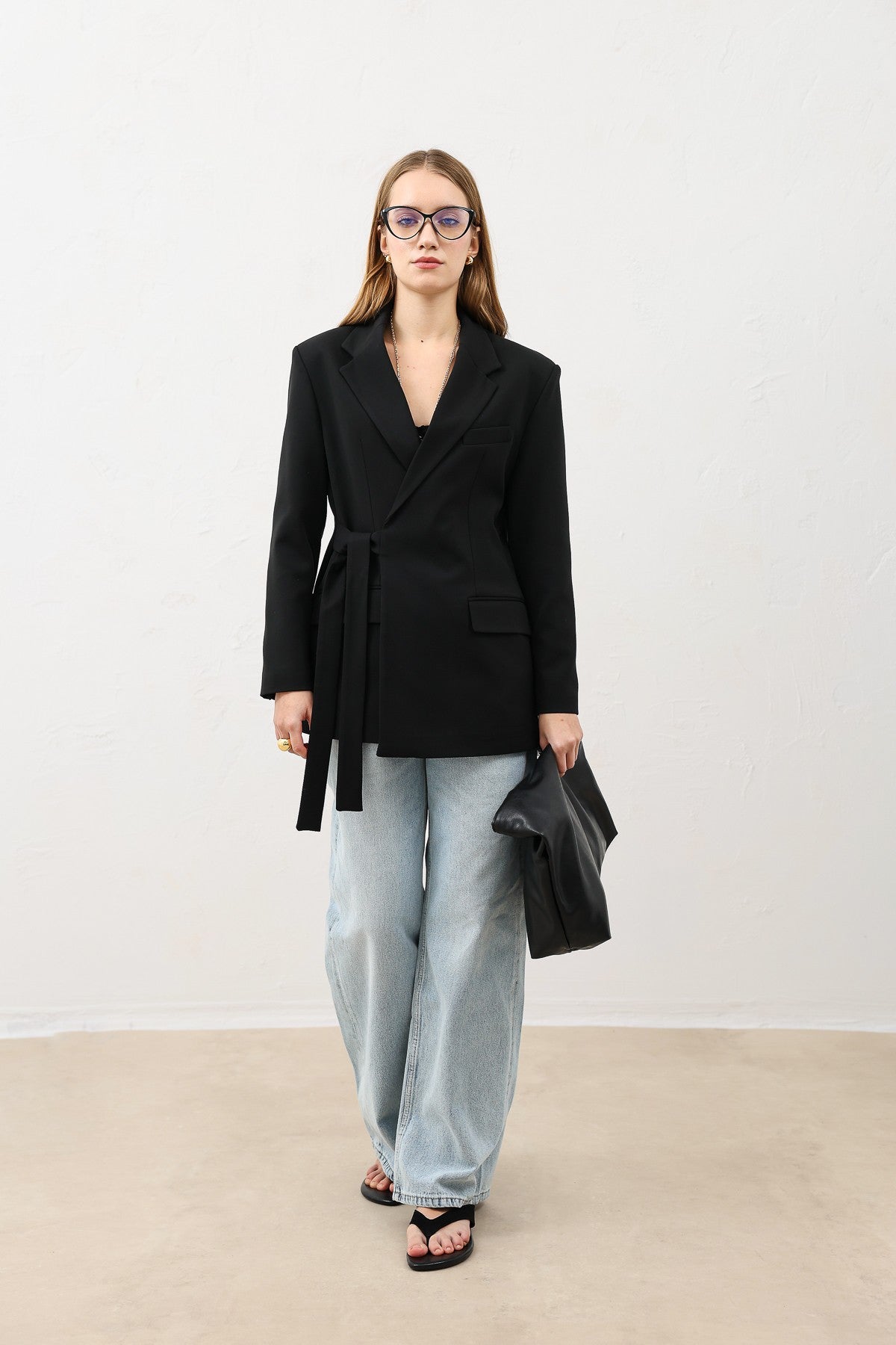 Antioch Women's Belted Blazer