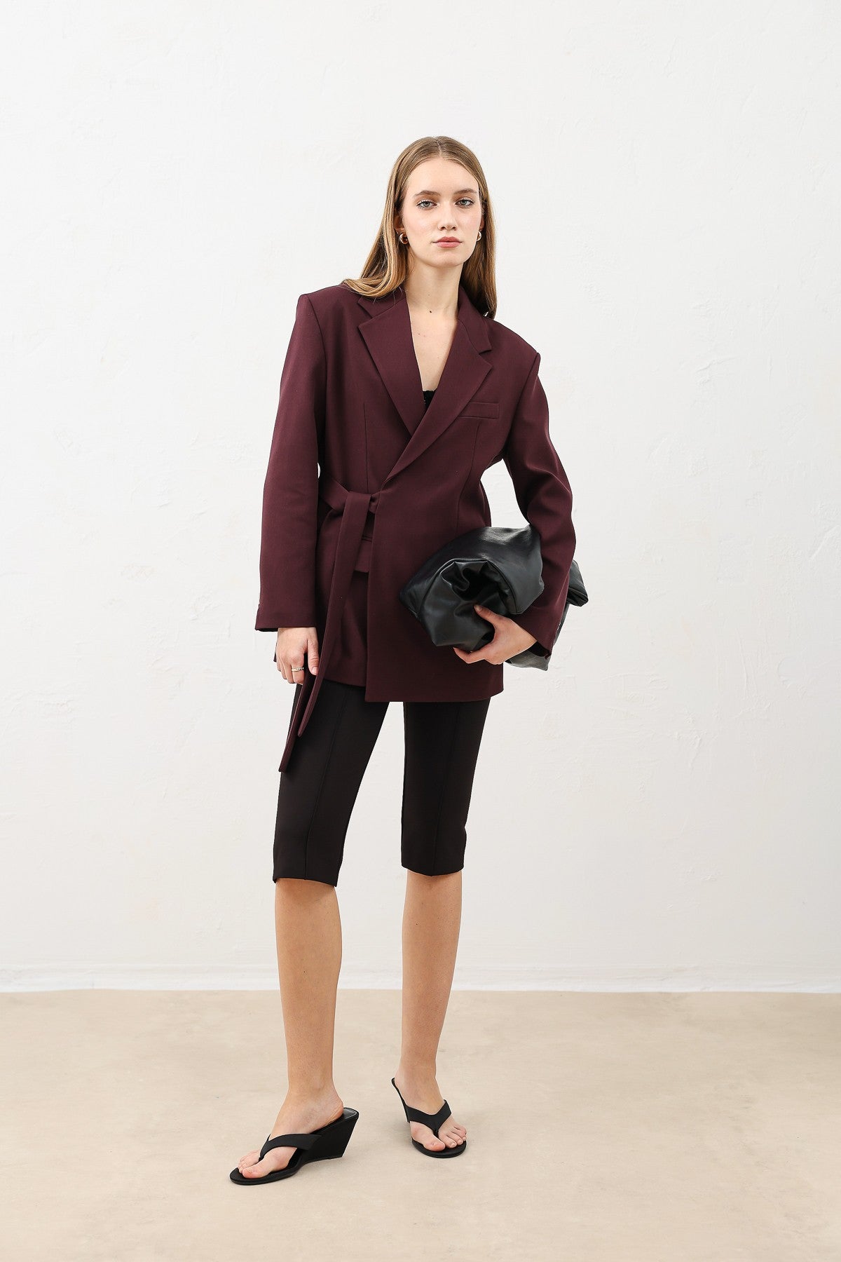 Antioch Women's Belted Blazer