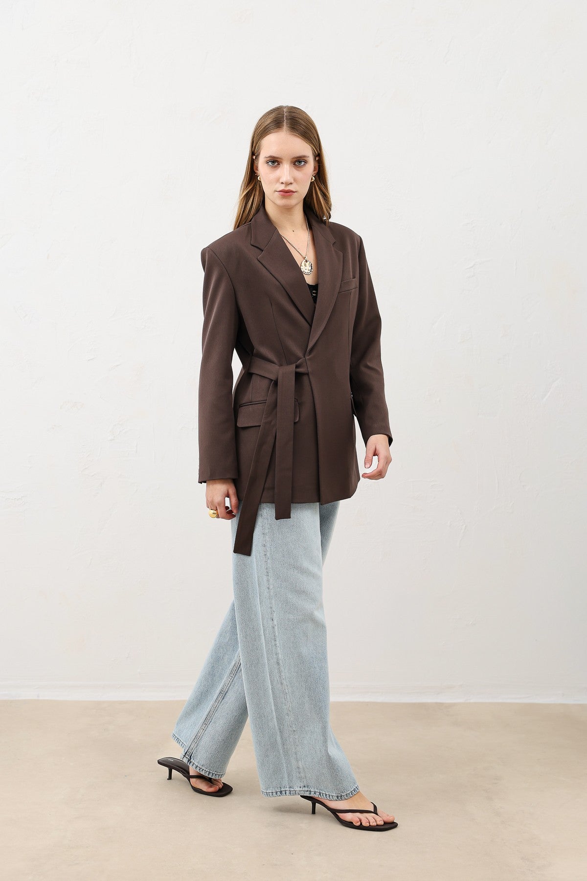 Antioch Women's Belted Blazer