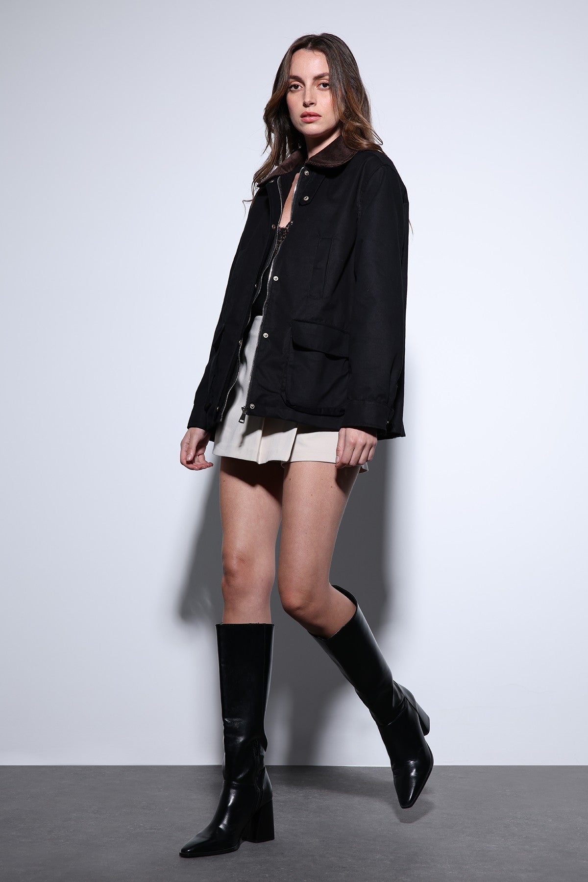 Antioch Contrast Collar Women's Jacket