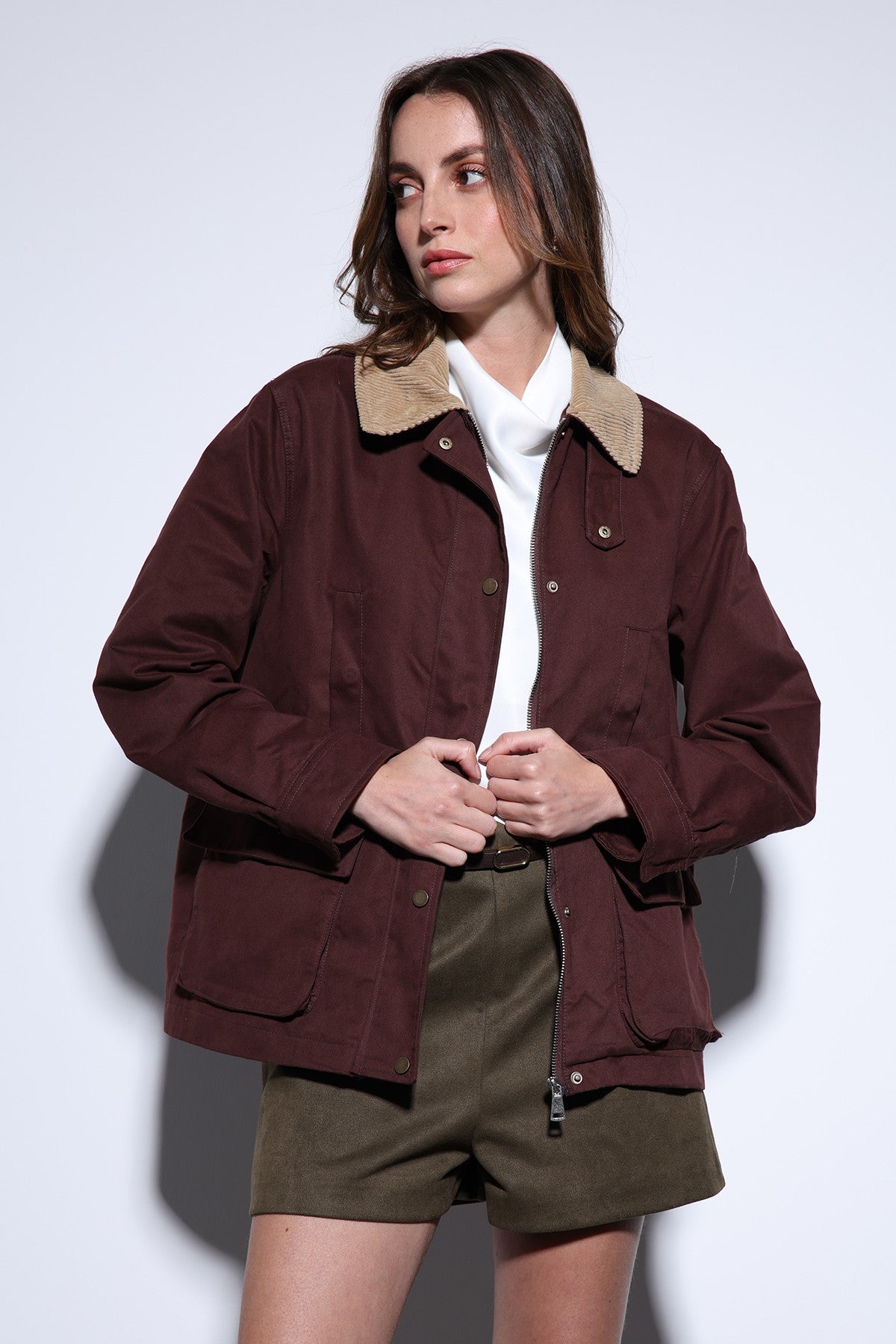 Antioch Contrast Collar Women's Jacket