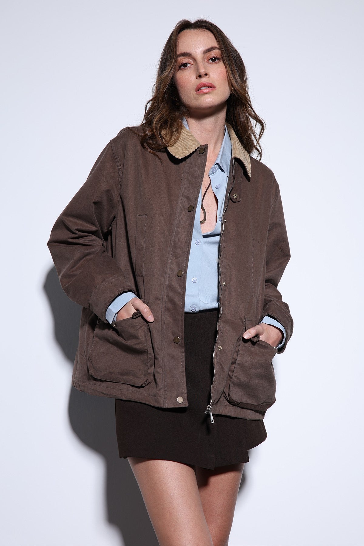 Antioch Contrast Collar Women's Jacket