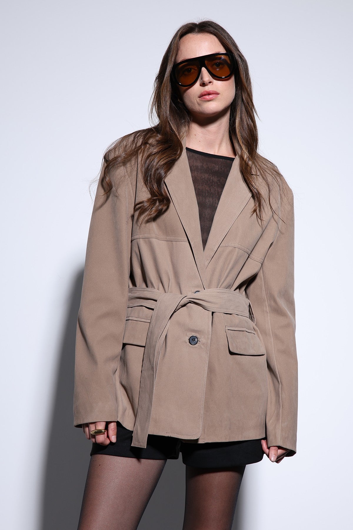 Antioch Belted Suede Women's Jacket