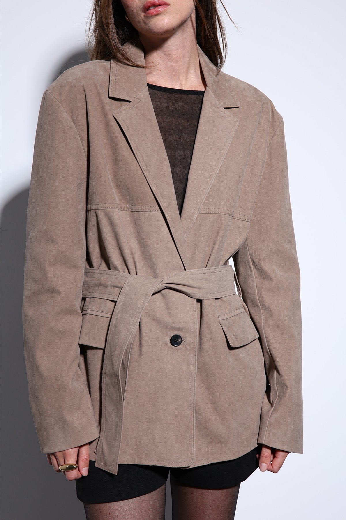 Antioch Belted Suede Women's Jacket