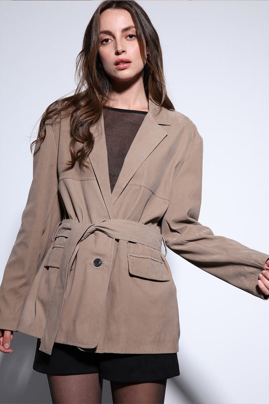 Antioch Belted Suede Women's Jacket