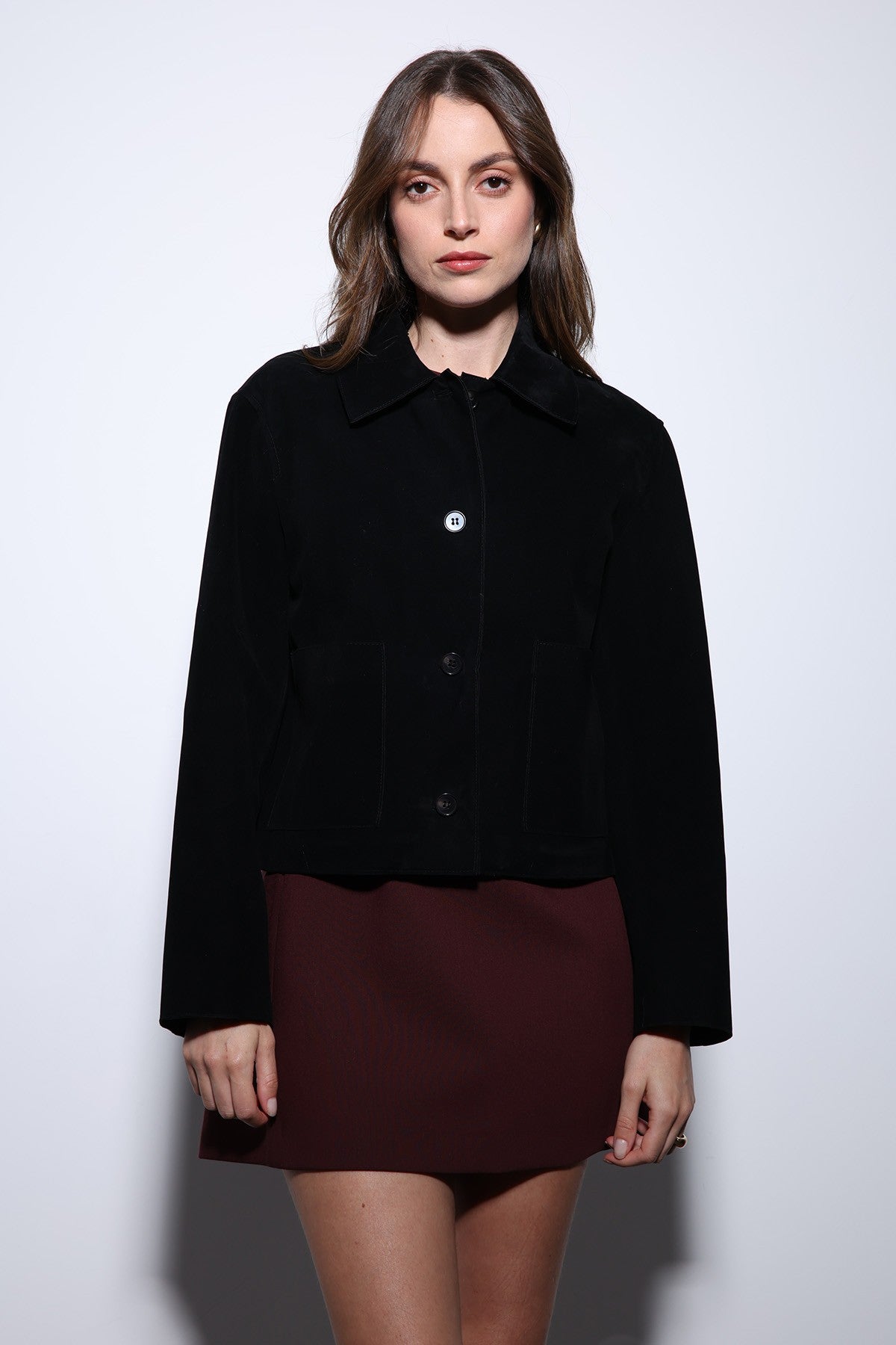 Antioch Women's Suede Jacket with Pockets
