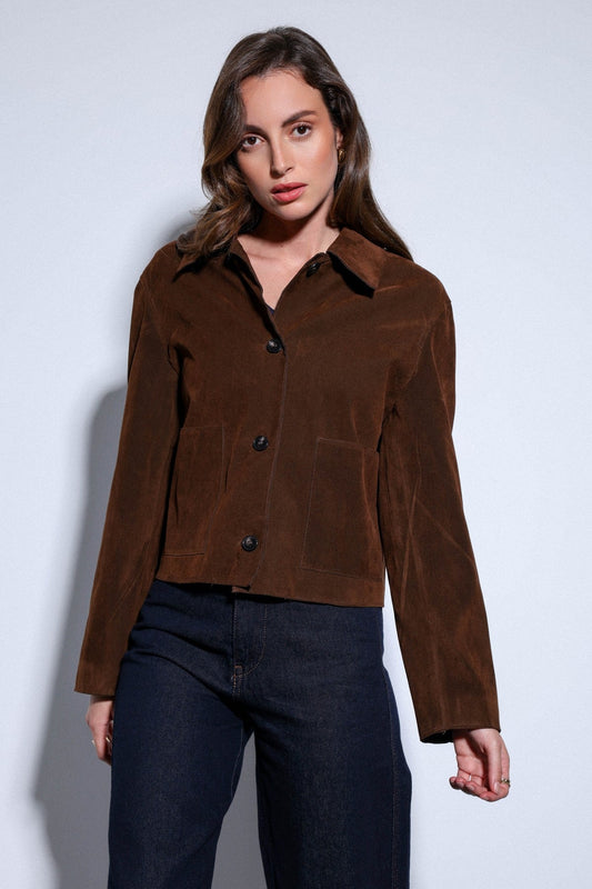 Antioch Women's Suede Jacket with Pockets