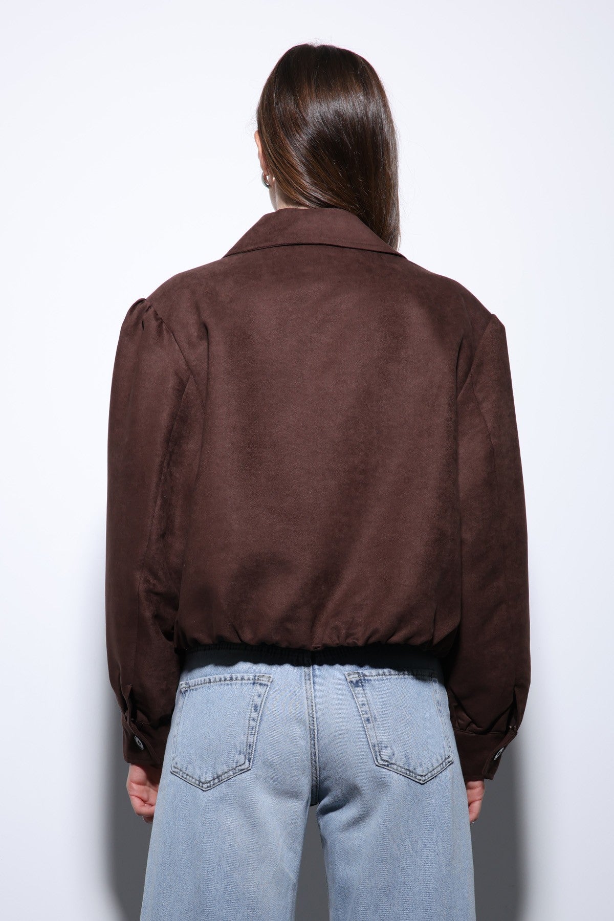 Antioch Suede-Look Women's Bomber Jacket