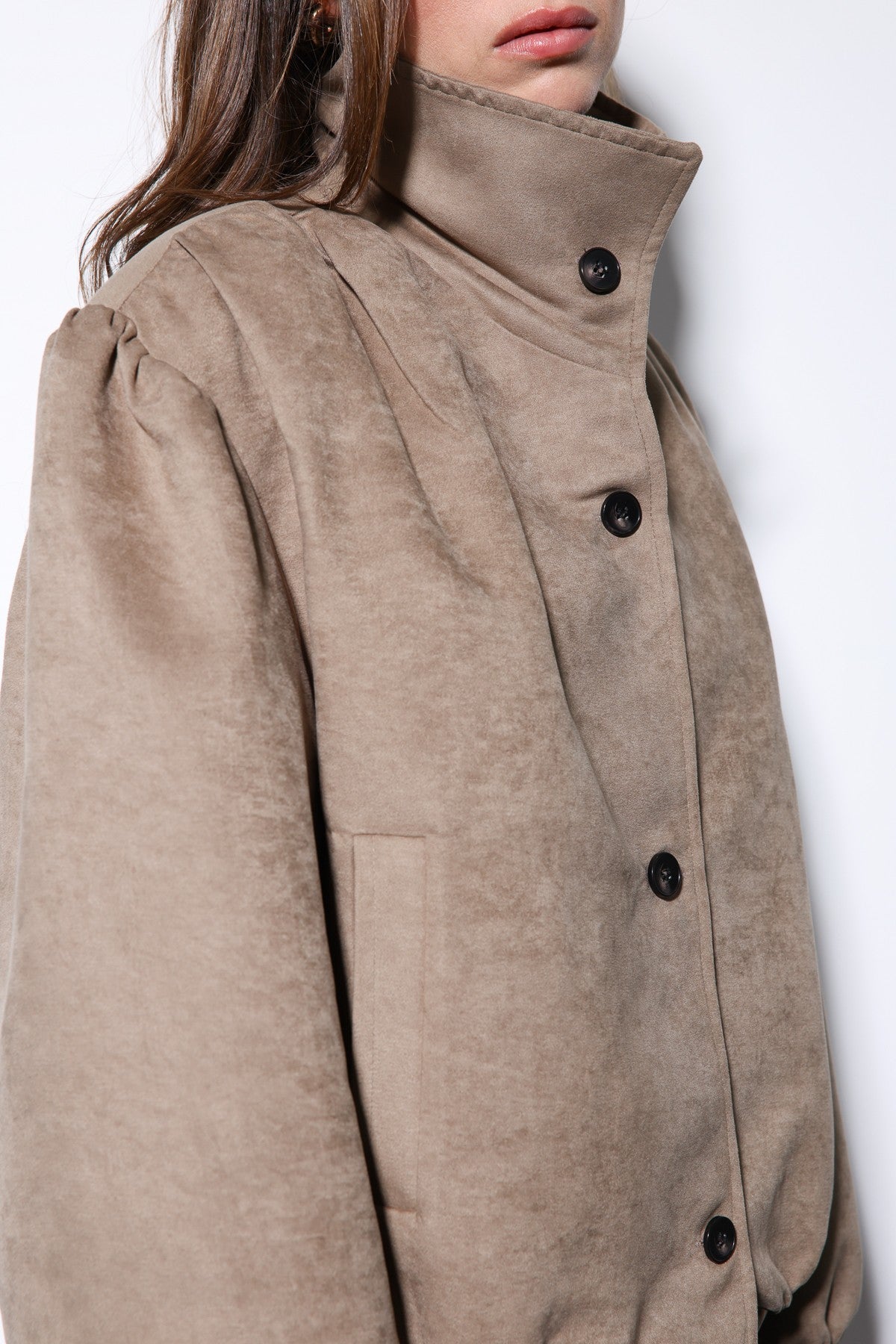 Antioch Suede-Look Women's Bomber Jacket