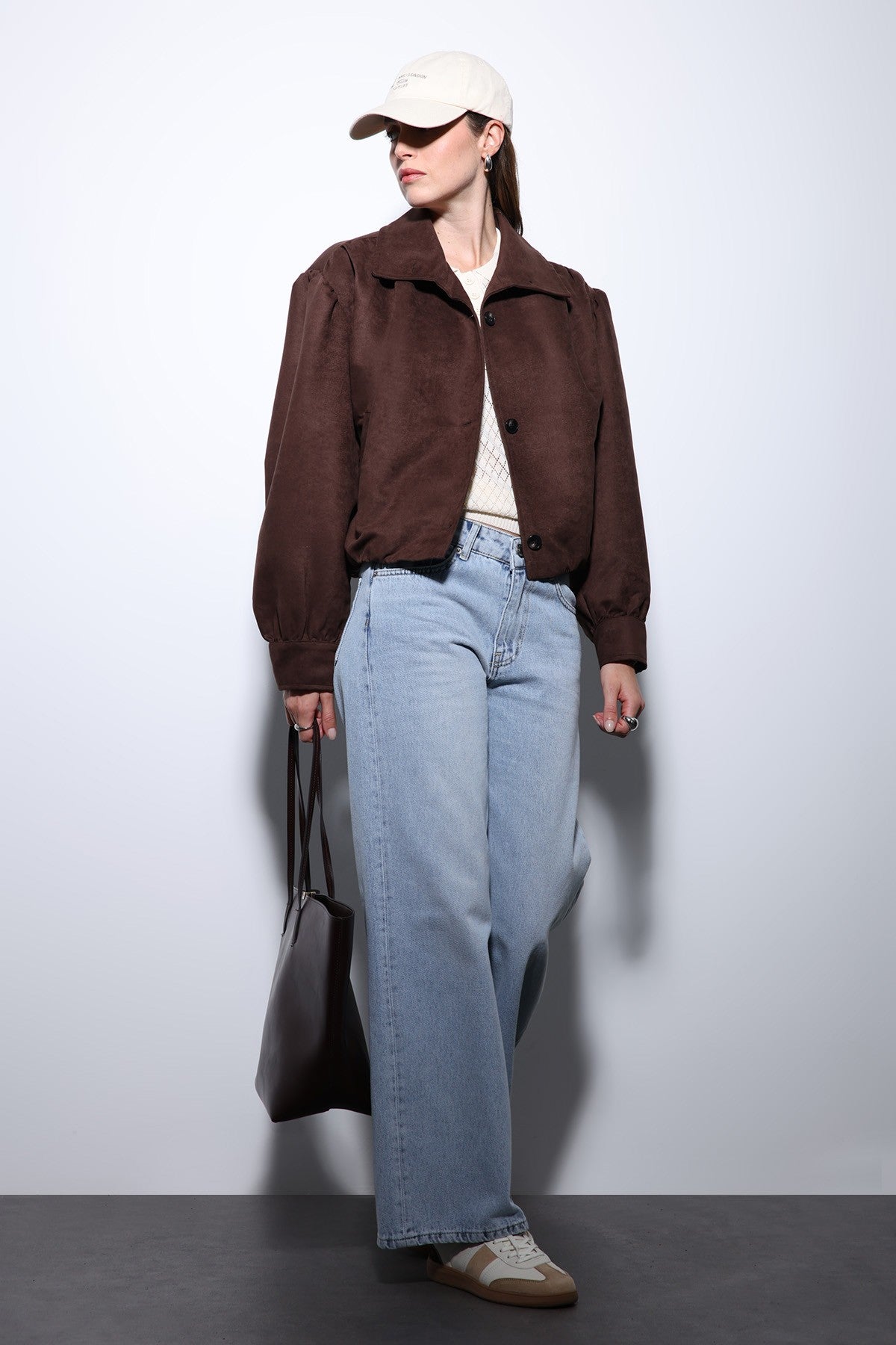 Antioch Suede-Look Women's Bomber Jacket