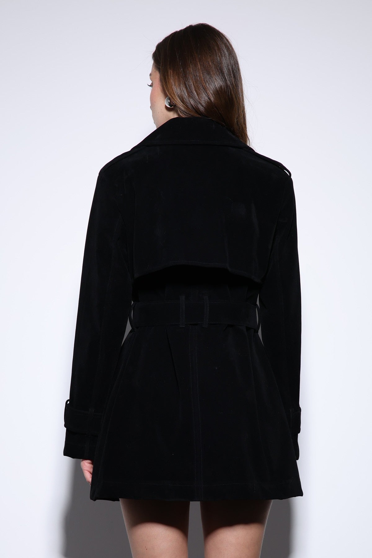 Antioch Suede-Look Women's Trench Coat