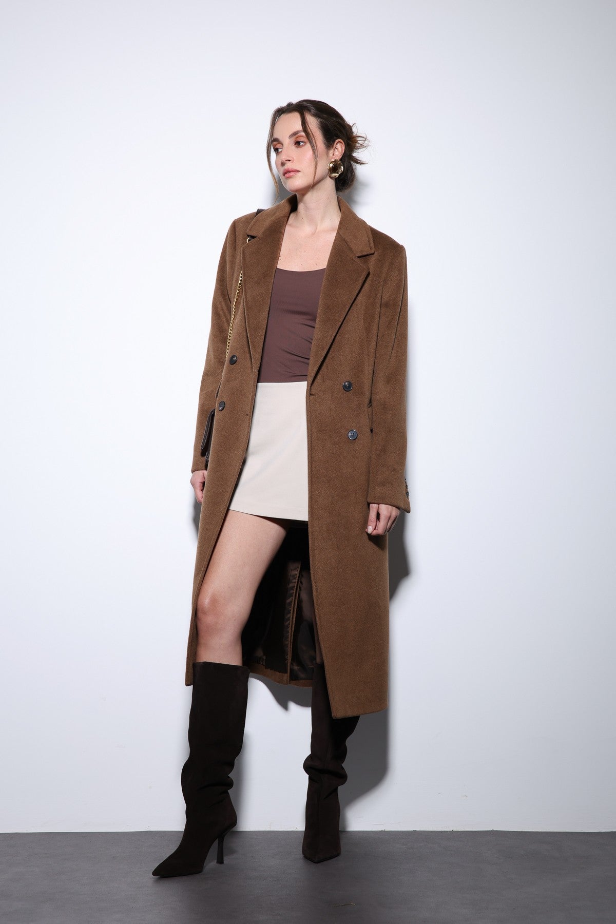 Antioch Women's Wool-Blend Double-Breasted Coat
