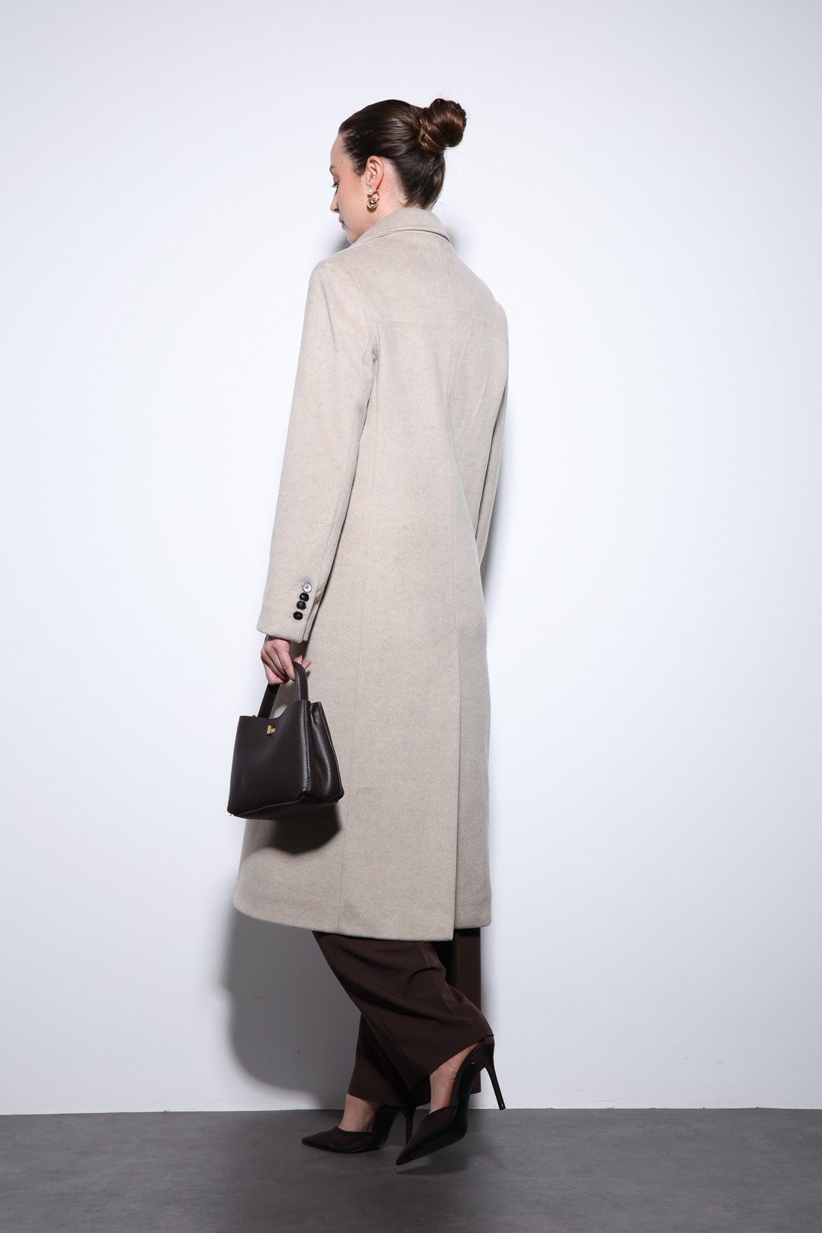 Antioch Women's Wool-Blend Double-Breasted Coat