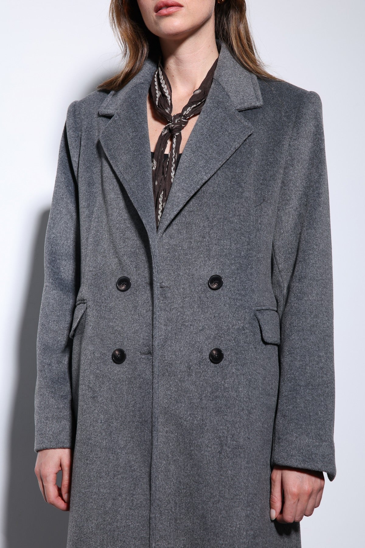 Antioch Women's Wool-Blend Double-Breasted Coat