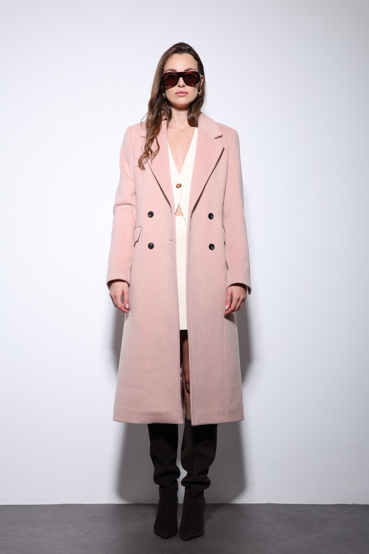 Antioch Women's Wool-Blend Double-Breasted Coat