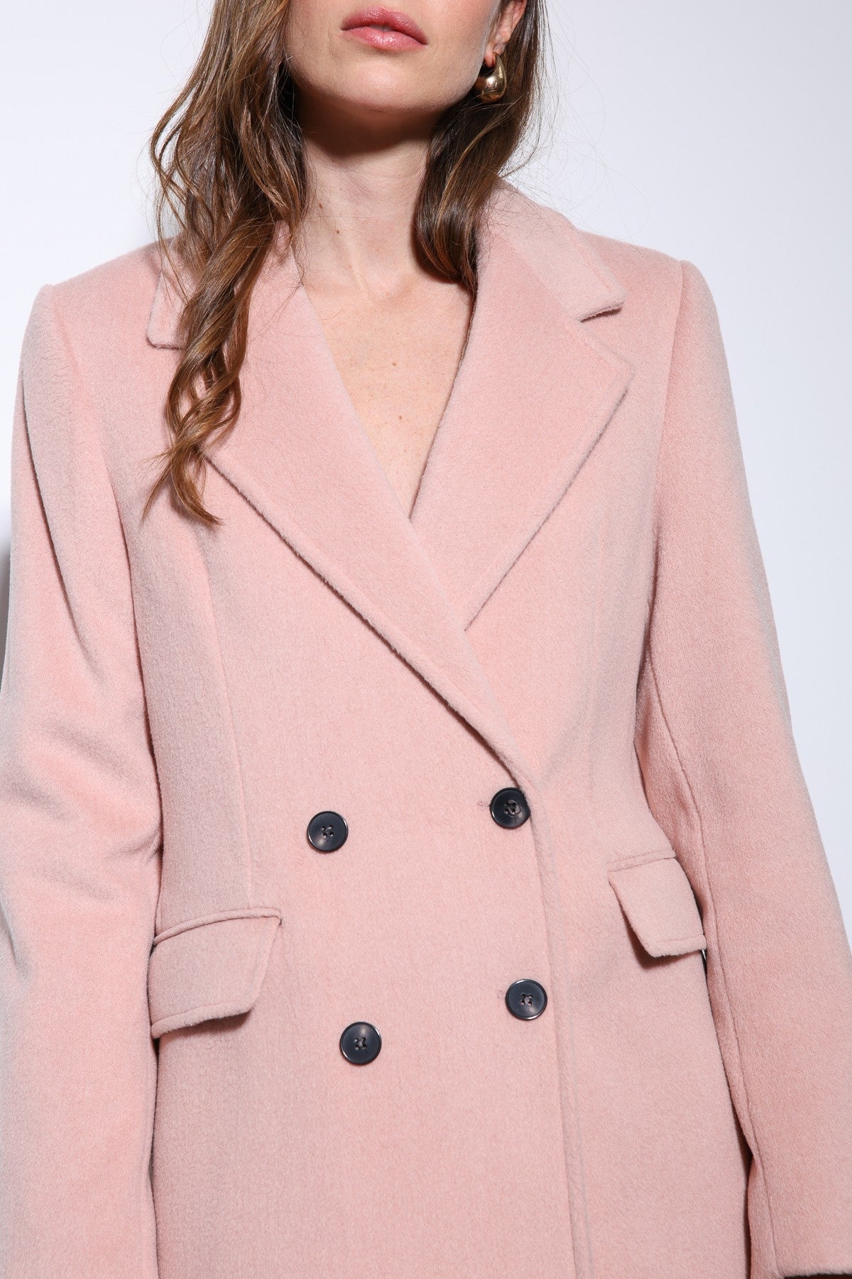 Antioch Women's Wool-Blend Double-Breasted Coat